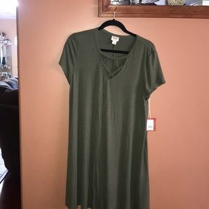 NWT Olive green summer dress